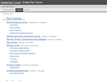 Tablet Screenshot of forum.snaketop.net